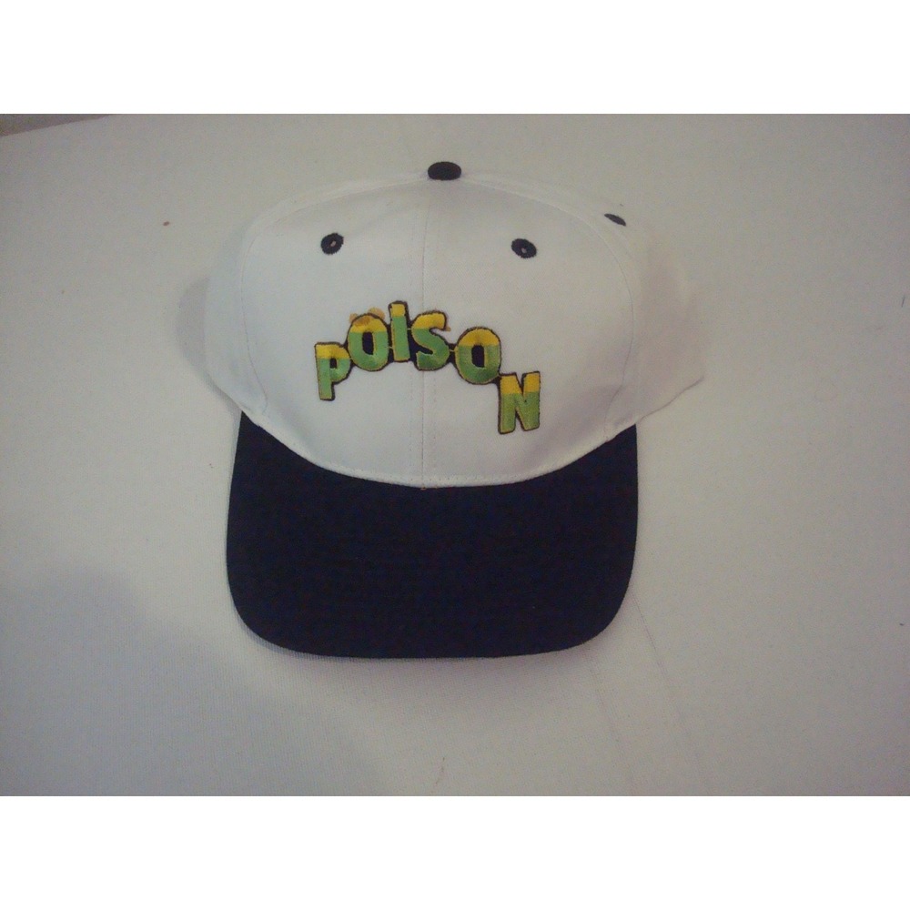 POISON BAND   90S‎ TRUCKER SNAPBACK Y2K 00s HAT CAP VINTAGE DEADSTOCK S3